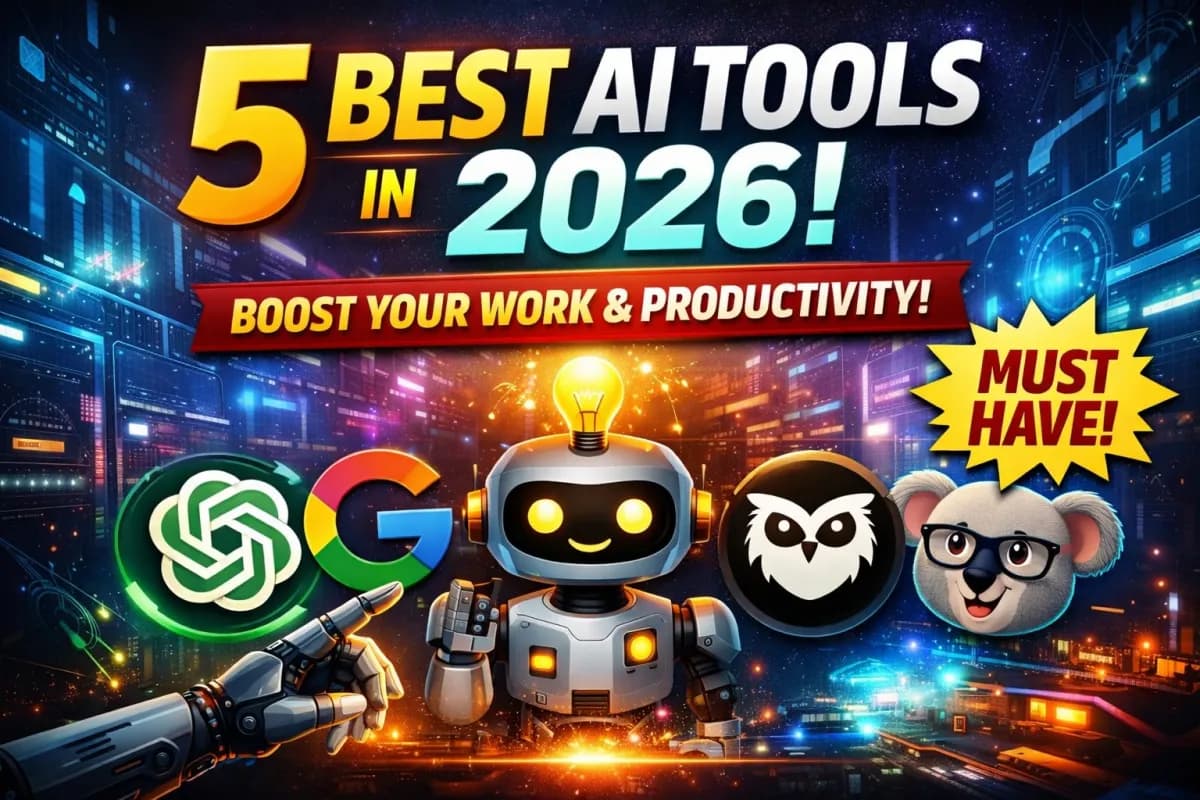 5 best ai tools in 2026
