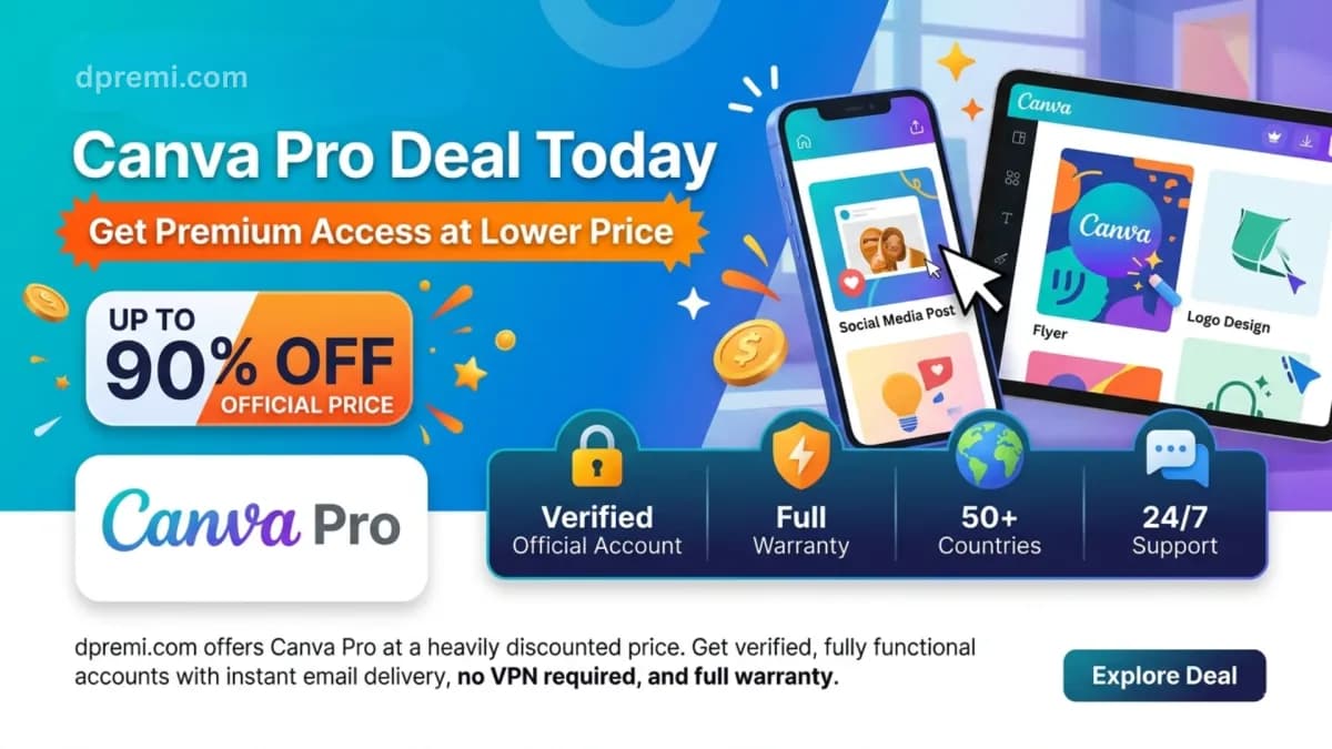 Canva Pro Deal Today at Dpremi